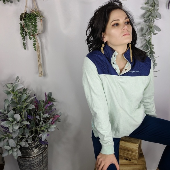 VINEYARD VINES Shep contrast quilted pullover - Picture 2 of 8